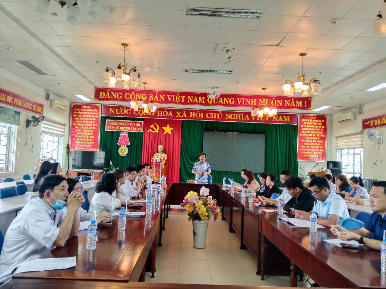 Trung tâm Y tế huyện Tuy An đón tiếp Đoàn Kiểm tra, đánh giá chất lượng bệnh viện năm 2024