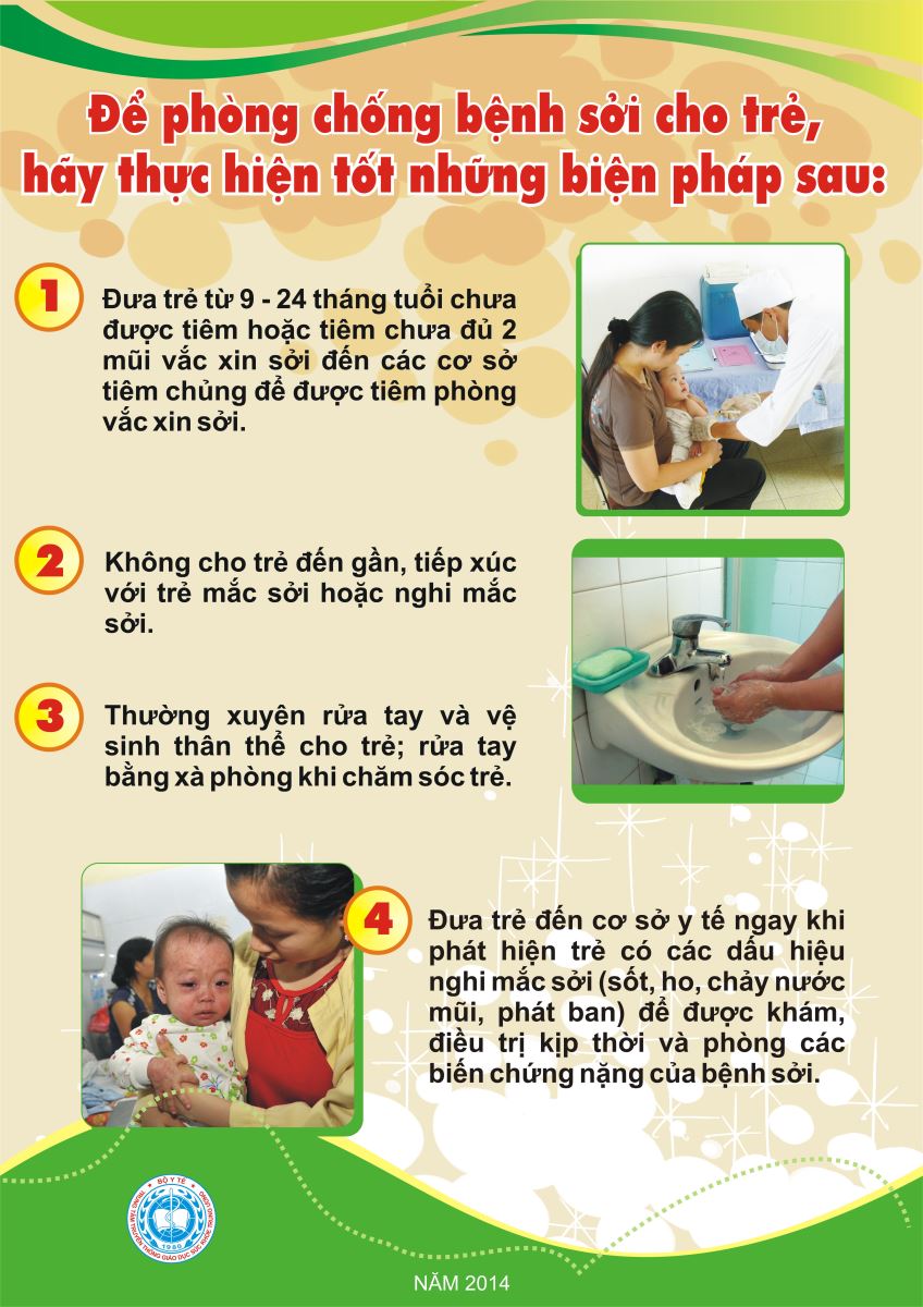Trung tâm Y tế huyện Tuy An tích cực triển khai phòng chống bệnh Sởi.