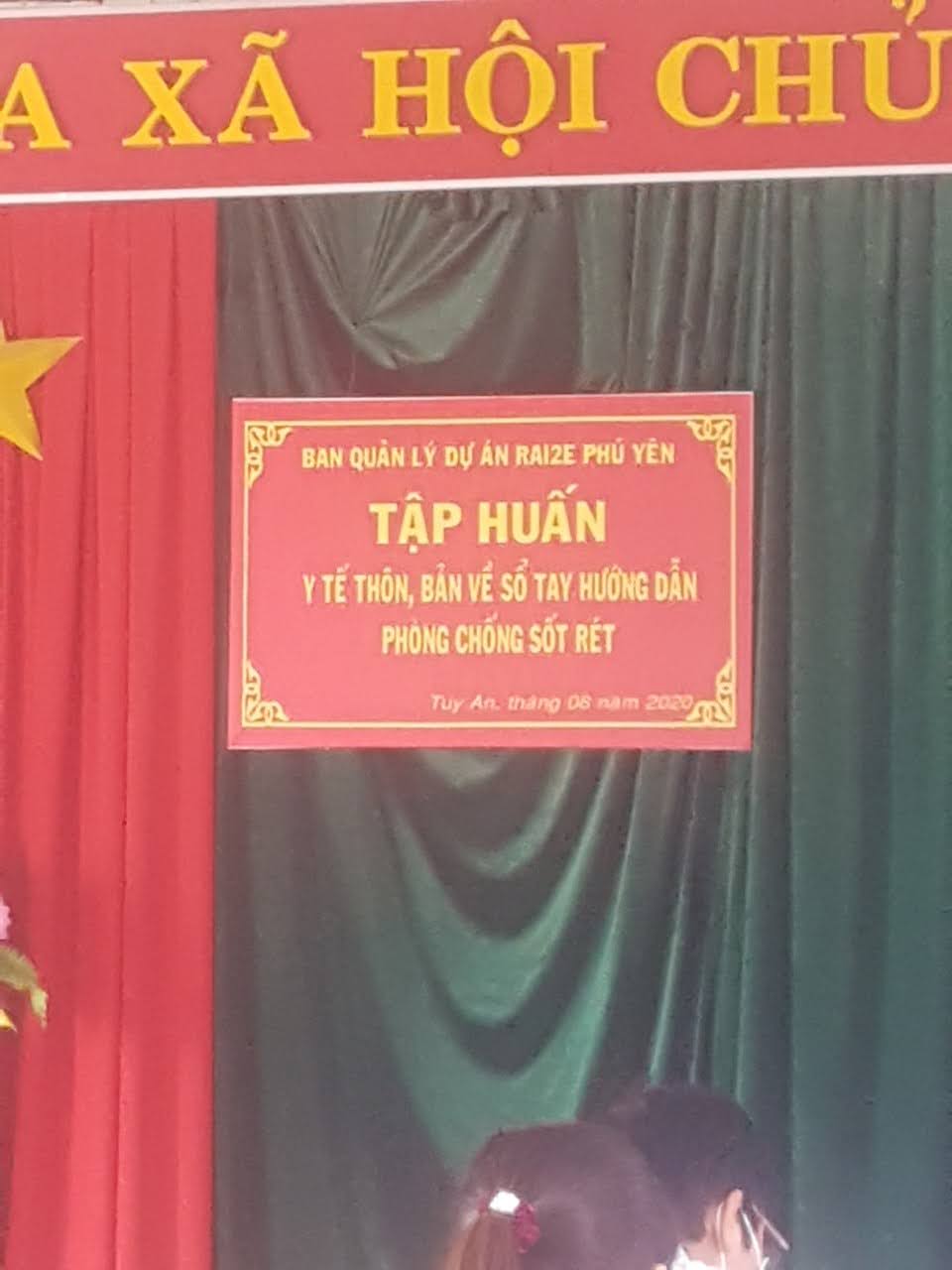 Ngày 10/8/2020: Tập huấn sốt rét cho y tế thôn