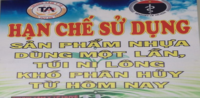 TRUNG TÂM Y TẾ HUYỆN TUY AN TRIỂN KHAI THỰC  HIỆN GIẢM THIỂU CHẤT THẢI NHỰA